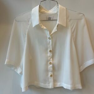 Wilfred Cream Button-Down Shirt